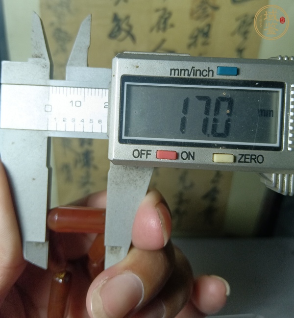 古玩玉器天然紅瑪瑙珠串真品鑒賞圖