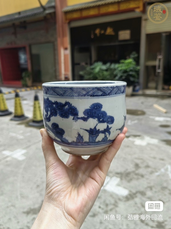 古玩陶瓷青花香爐真品鑒賞圖