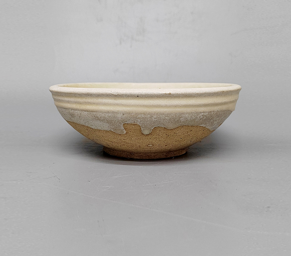 古玩轉賣宋代磁州窯弦紋白釉碗拍賣，當前價格58元