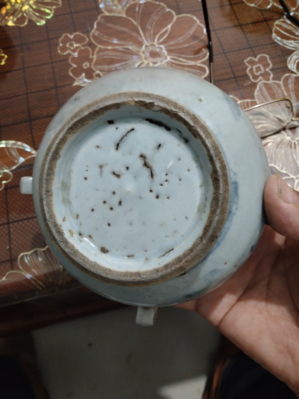 古玩陶瓷青花花卉紋香爐拍賣，當(dāng)前價格1599元