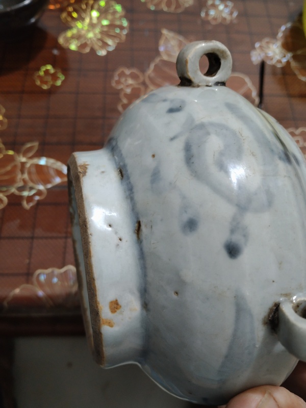 古玩陶瓷青花花卉紋香爐拍賣，當(dāng)前價格1599元