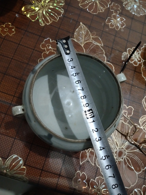 古玩陶瓷青花花卉紋香爐拍賣，當(dāng)前價格1599元