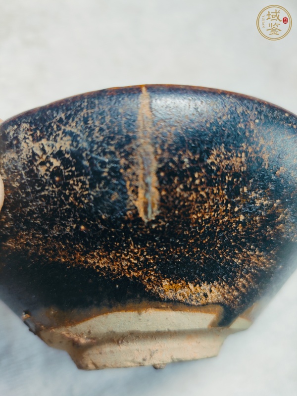 古玩陶瓷吉州窯月影梅茶盞真品鑒賞圖