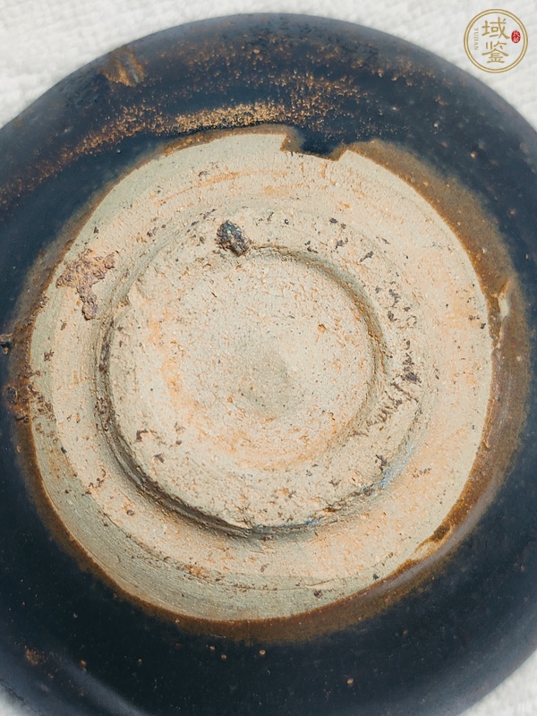 古玩陶瓷吉州窯月影梅茶盞真品鑒賞圖