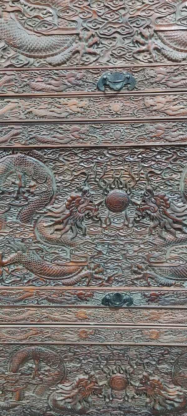 古玩字畫黃花梨木畫柜一對(duì)拍賣，當(dāng)前價(jià)格68888元