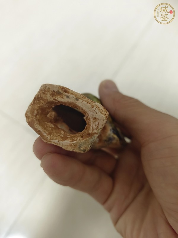 古玩陶瓷三彩駱駝?wù)嫫疯b賞圖
