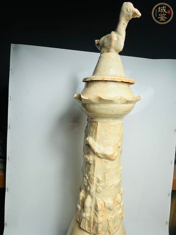 古玩陶瓷青白釉塔式罐真品鑒賞圖