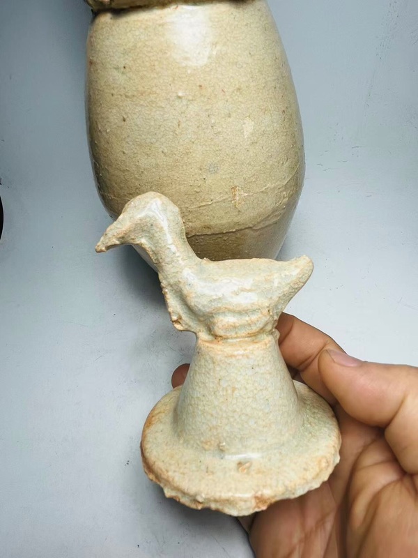 古玩陶瓷（宋代）青白釉龍紋人物塔式瓶（有著不錯的市場價值）拍賣，當前價格0元
