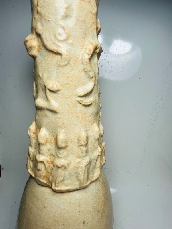 古玩陶瓷(宋代)青白釉龍紋人物塔式瓶(有著不錯的市場價值)拍賣,當前價格0元
