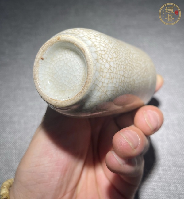 古玩陶瓷哥釉瓶真品鑒賞圖