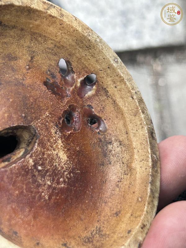 古玩陶瓷窯變釉三足熏爐真品鑒賞圖