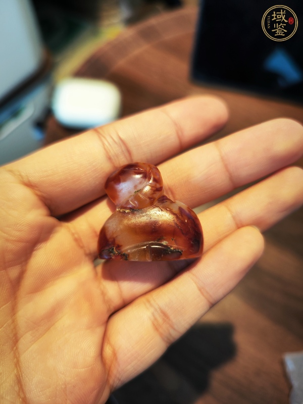 古玩玉器仿古動物掛墜真品鑒賞圖