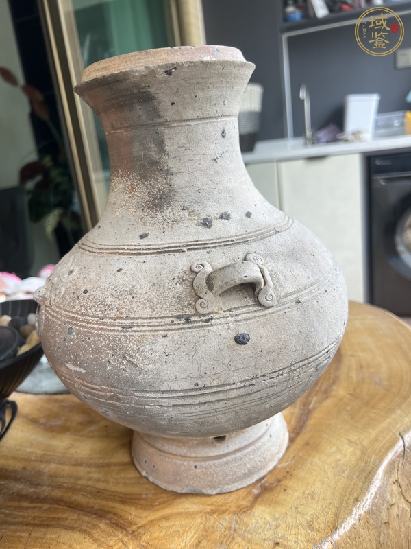 古玩陶瓷釉陶漢壺真品鑒賞圖