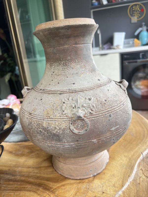 古玩陶瓷釉陶漢壺真品鑒賞圖