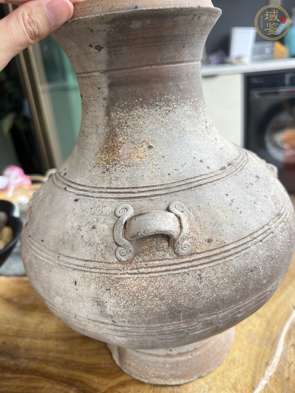 古玩陶瓷釉陶漢壺真品鑒賞圖
