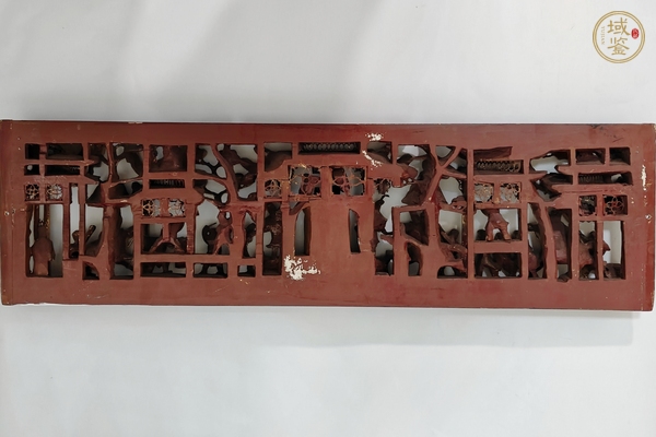 古玩雜項漆金木雕花板真品鑒賞圖
