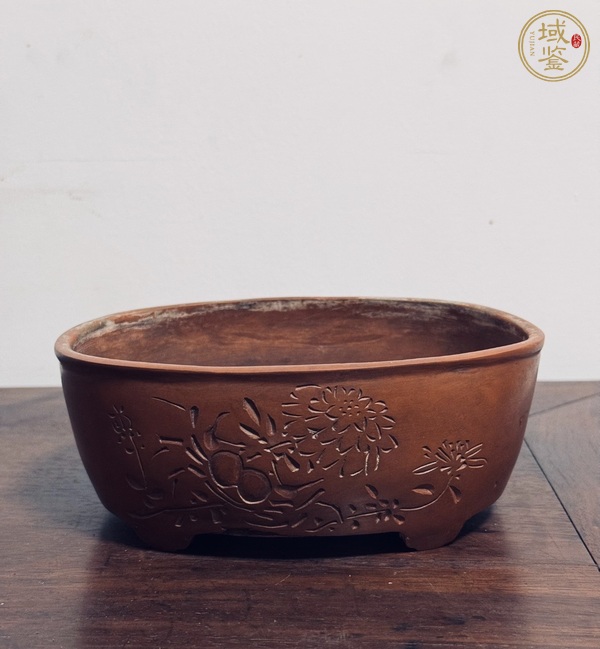 古玩雜項陶盆真品鑒賞圖