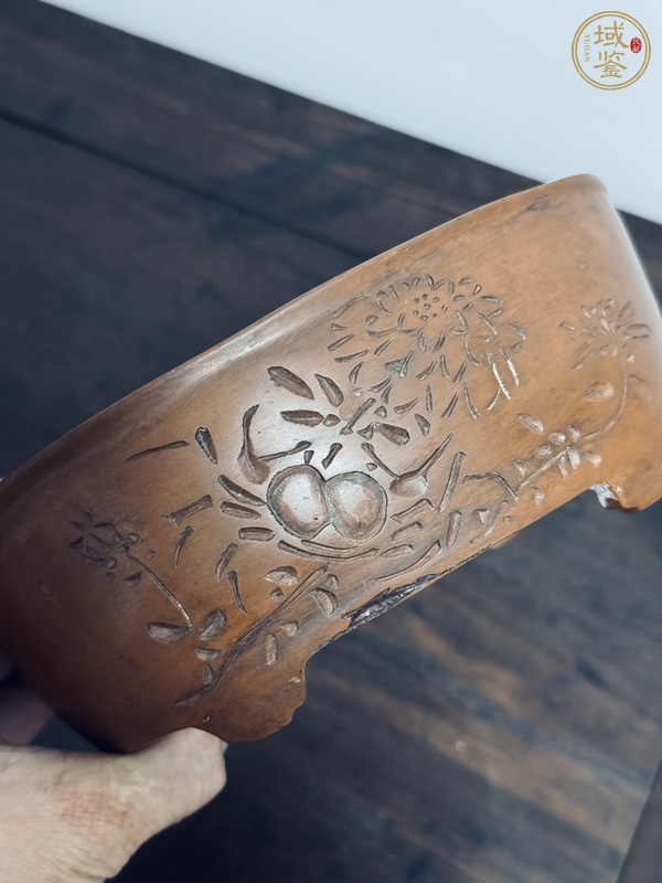 古玩雜項陶盆真品鑒賞圖