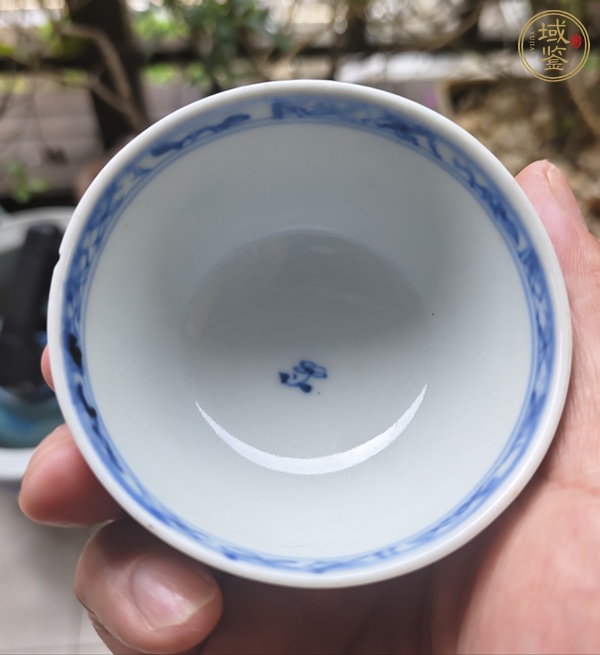 古玩陶瓷雍正青花杯碟真品鑒賞圖