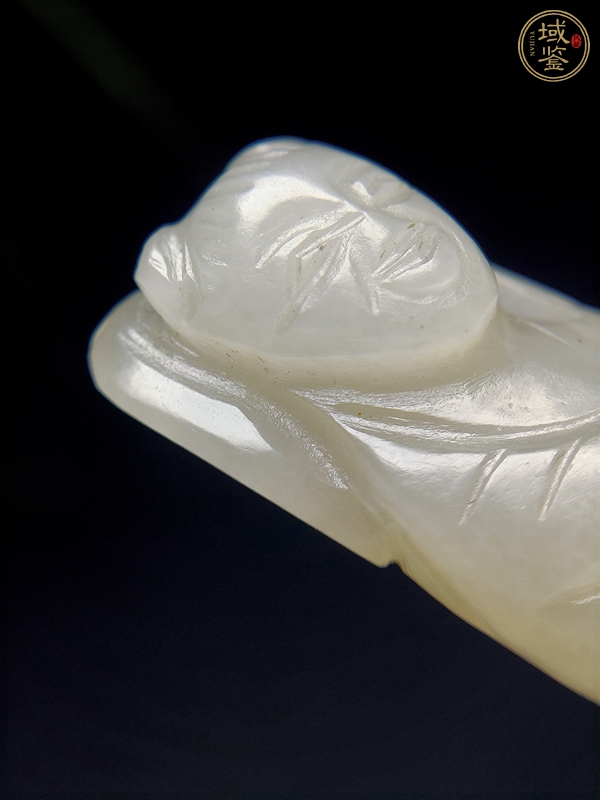 古玩雜項(xiàng)清代和田如意童子真品鑒賞圖