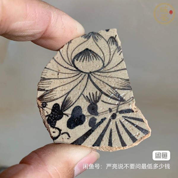 古玩陶瓷吉州臨江窯青花標(biāo)本真品鑒賞圖