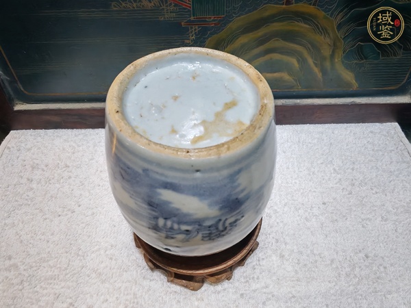 古玩陶瓷青花罐真品鑒賞圖