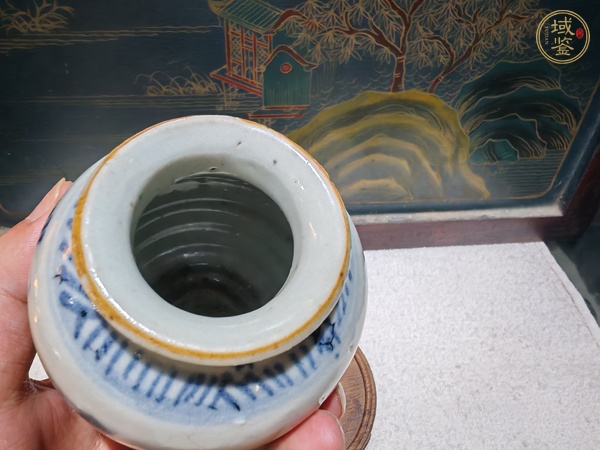 古玩陶瓷青花罐真品鑒賞圖