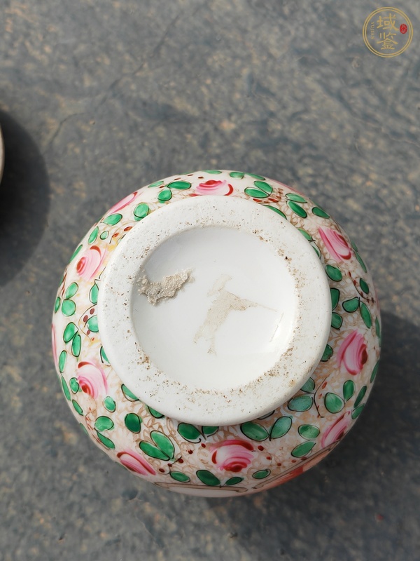 古玩陶瓷廣彩人物紋蓋罐真品鑒賞圖