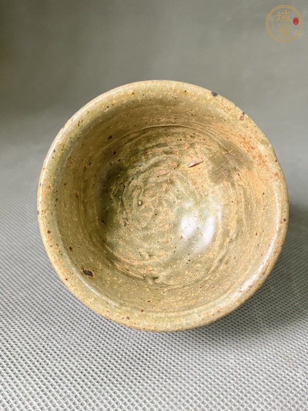 古玩陶瓷岳州窯連體杯真品鑒賞圖