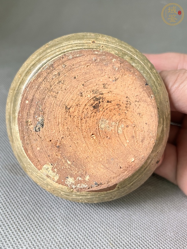 古玩陶瓷岳州窯連體杯真品鑒賞圖