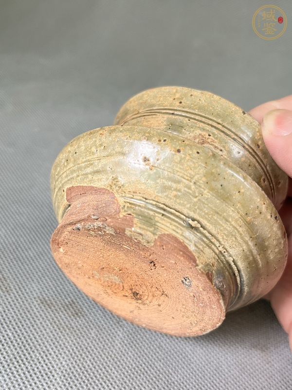 古玩陶瓷岳州窯連體杯真品鑒賞圖