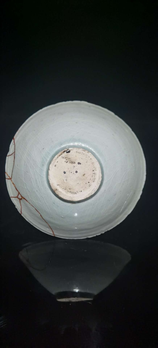 古玩陶瓷精品南宋湖田窯青白釉刻花碗拍賣(mài),當(dāng)前價(jià)格998元