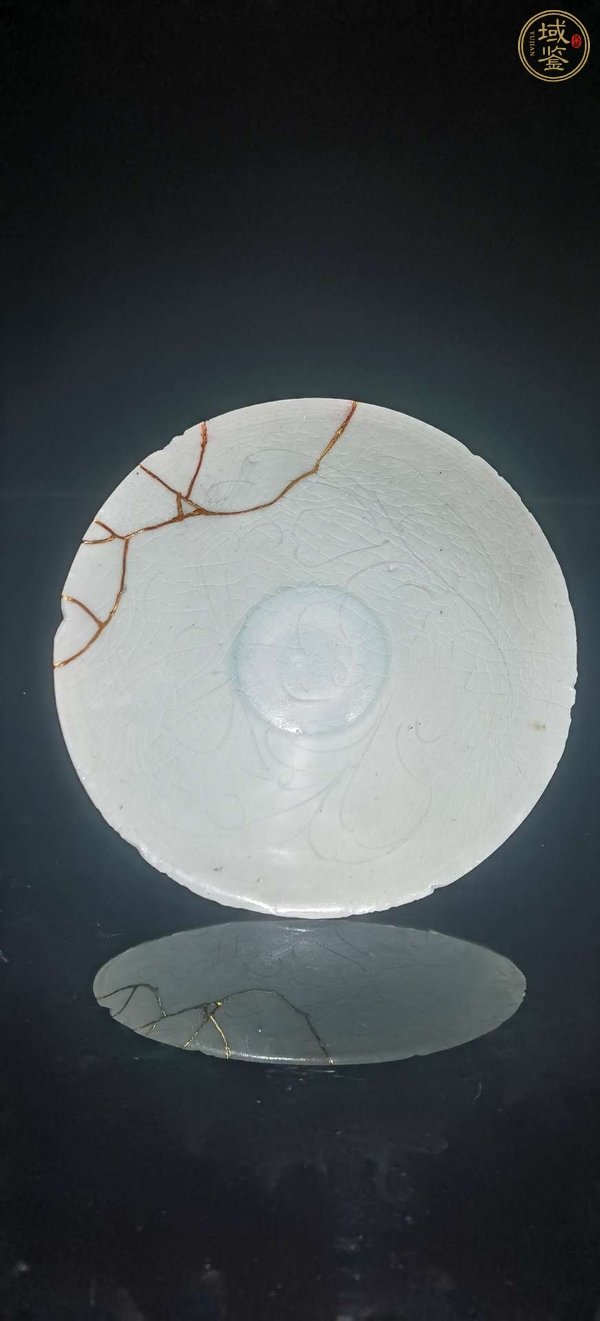 古玩陶瓷湖田窯青白釉刻花碗真品鑒賞圖