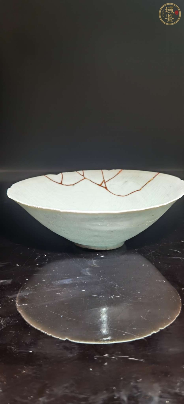 古玩陶瓷湖田窯青白釉刻花碗真品鑒賞圖
