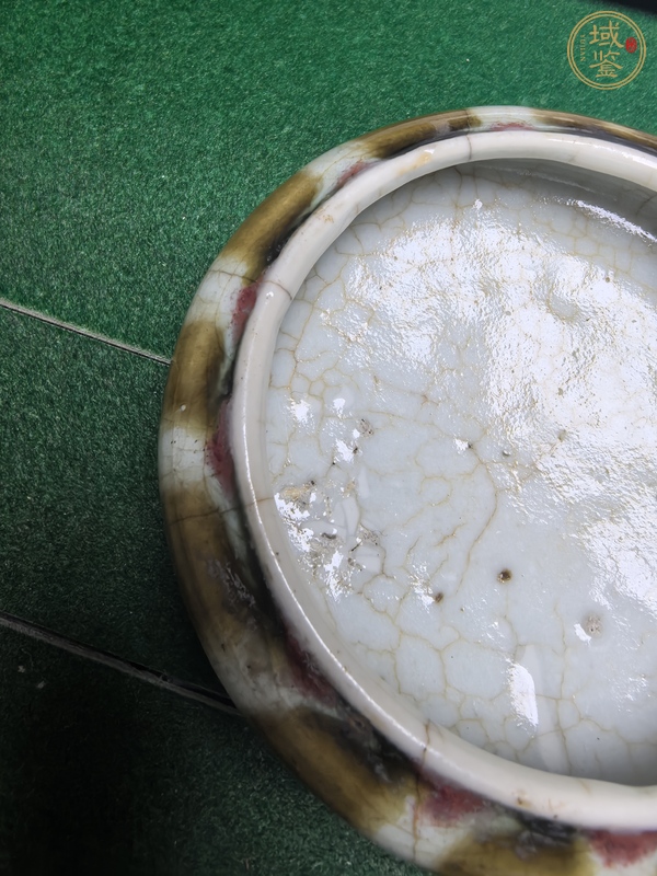 古玩陶瓷窯變釉水洗真品鑒賞圖