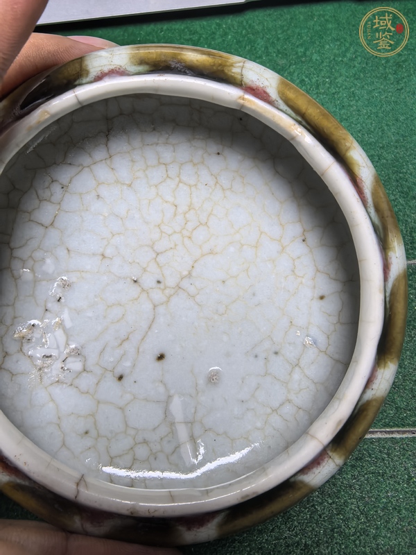古玩陶瓷窯變釉水洗真品鑒賞圖