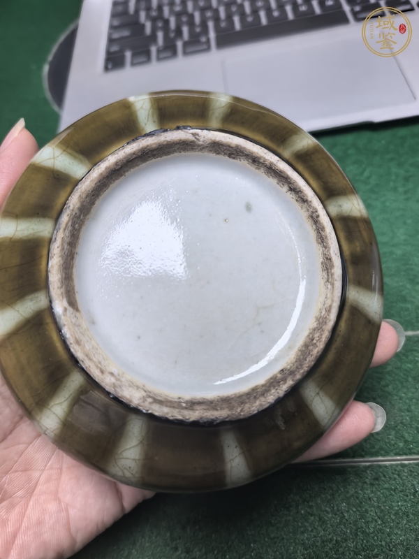 古玩陶瓷窯變釉水洗真品鑒賞圖