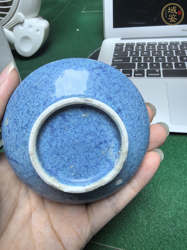 古玩陶瓷爐鈞釉茡薺瓶真品鑒賞圖