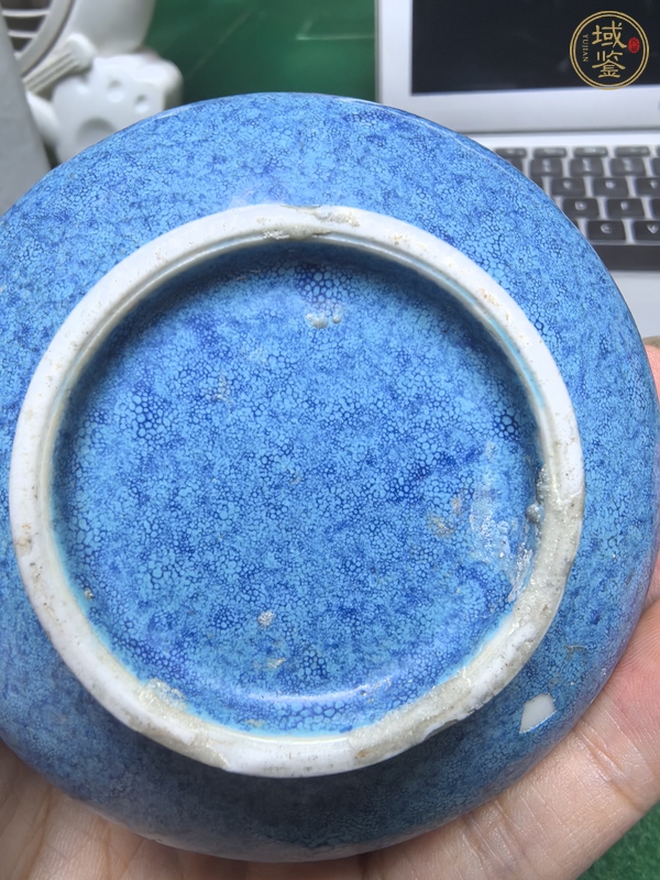 古玩陶瓷爐鈞釉茡薺瓶真品鑒賞圖