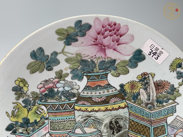 古玩陶瓷盤(pán)真品鑒賞圖