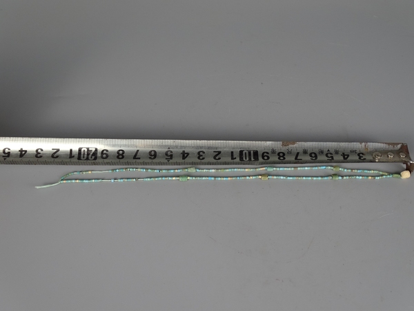 古玩玉器戰(zhàn)國時期高古松石珠串拍賣，當前價格299元