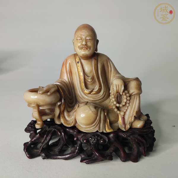 古玩雜項壽山羅漢真品鑒賞圖