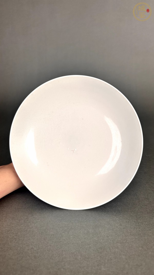 古玩陶瓷霽紅釉高足盤真品鑒賞圖