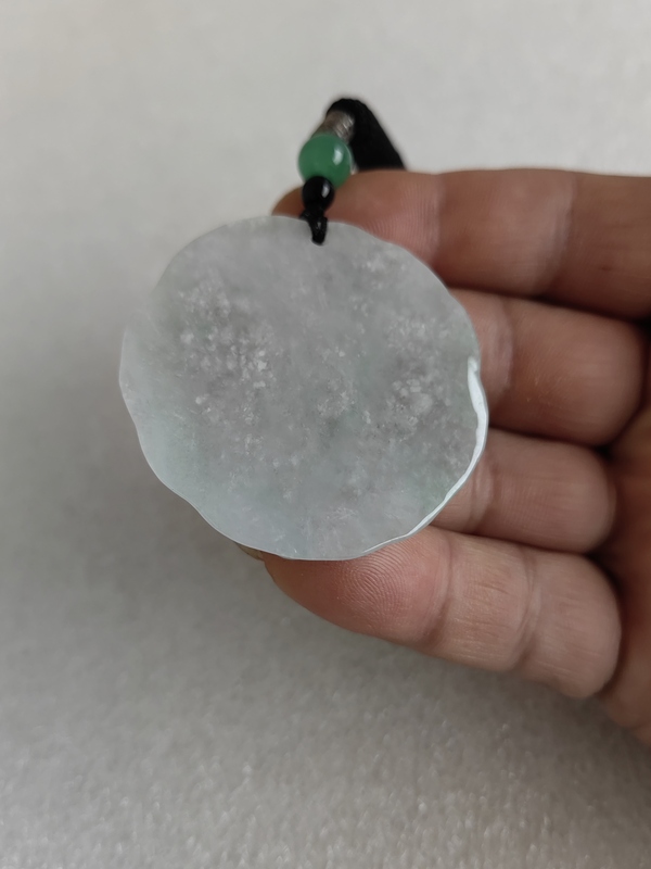 古玩玉器天然翡翠雕“龍紋牌”拍賣，當(dāng)前價格298元