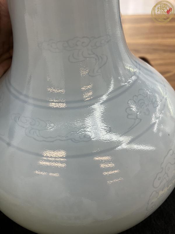 古玩陶瓷藍(lán)釉瓶真品鑒賞圖