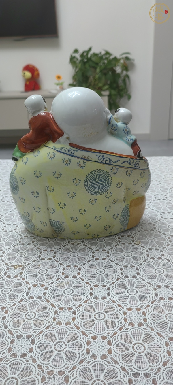 古玩陶瓷五子鬧佛塑像真品鑒賞圖