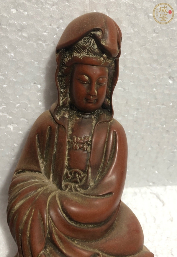 古玩雜項觀音坐像真品鑒賞圖