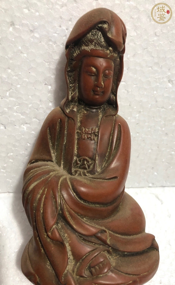 古玩雜項觀音坐像真品鑒賞圖