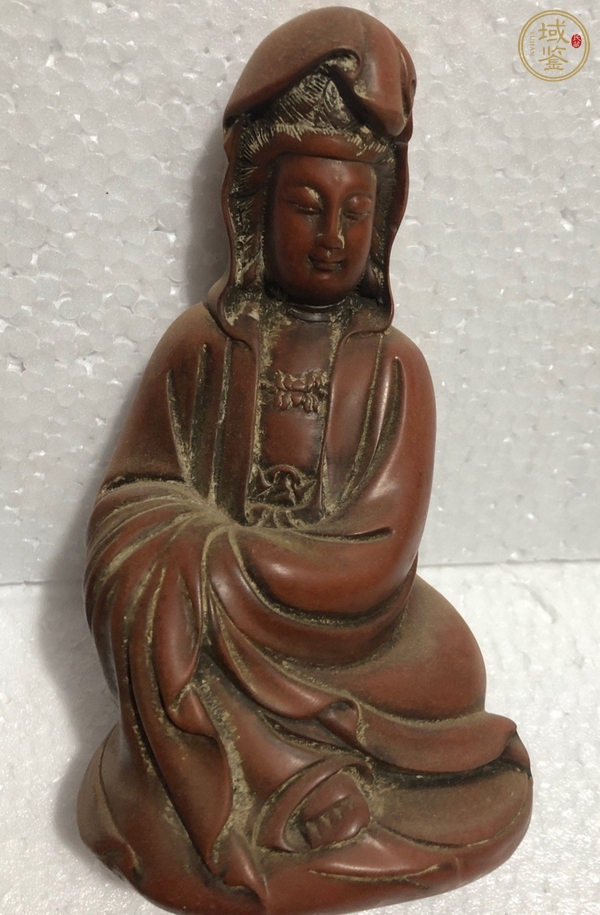 古玩雜項觀音坐像真品鑒賞圖