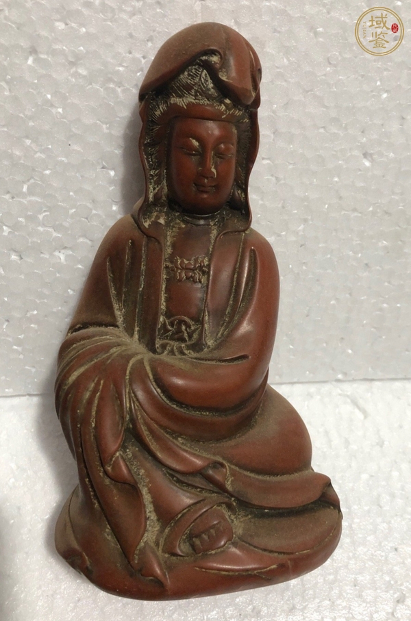 古玩雜項觀音坐像真品鑒賞圖